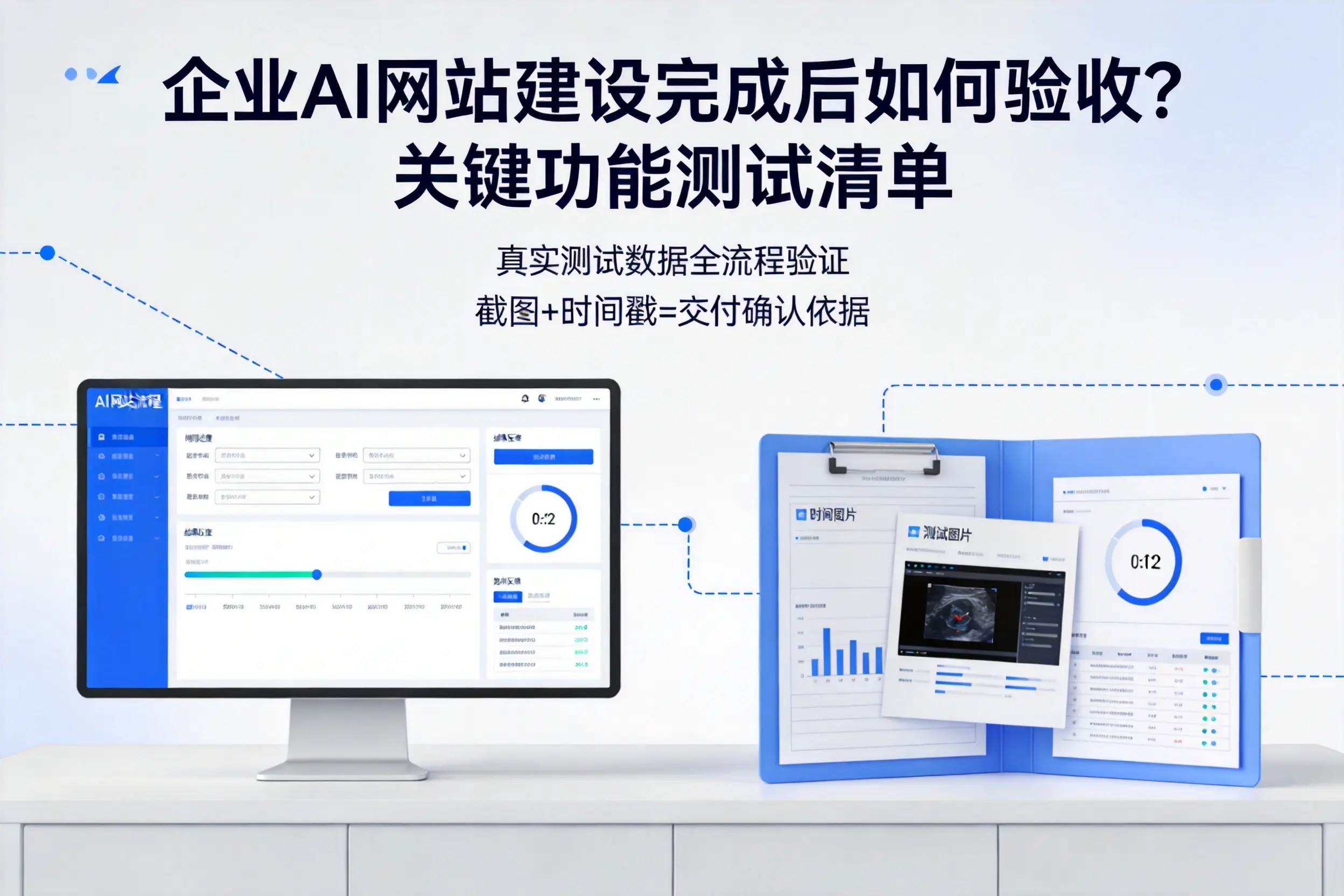梅州企业AI网站建设完成后如何验收？关键功能测试清单