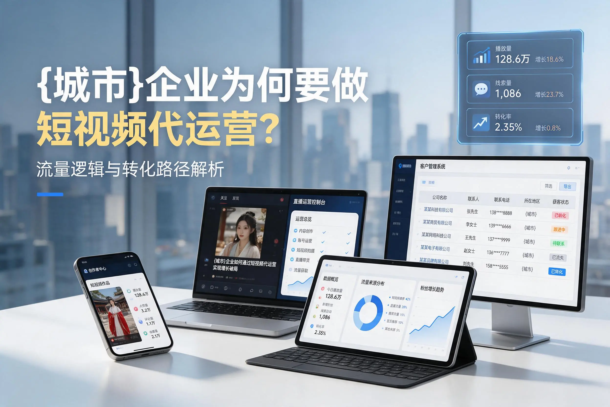 梅州企业为何要做短视频代运营？流量逻辑与转化路径解析
