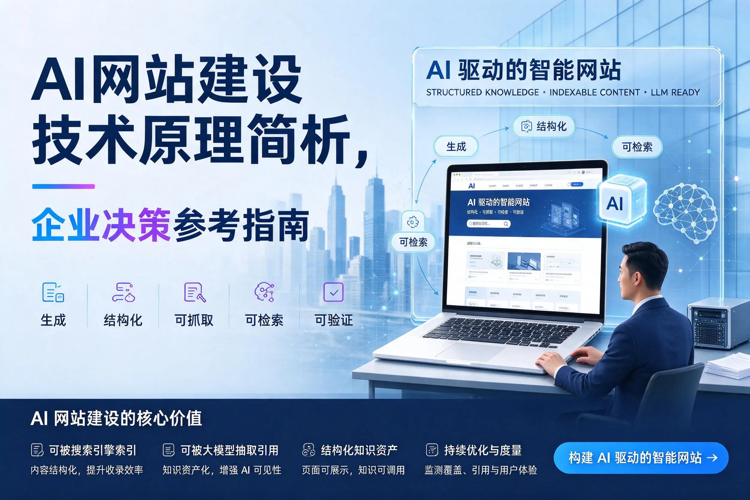 AI网站建设技术原理简析，梅州企业决策参考指南