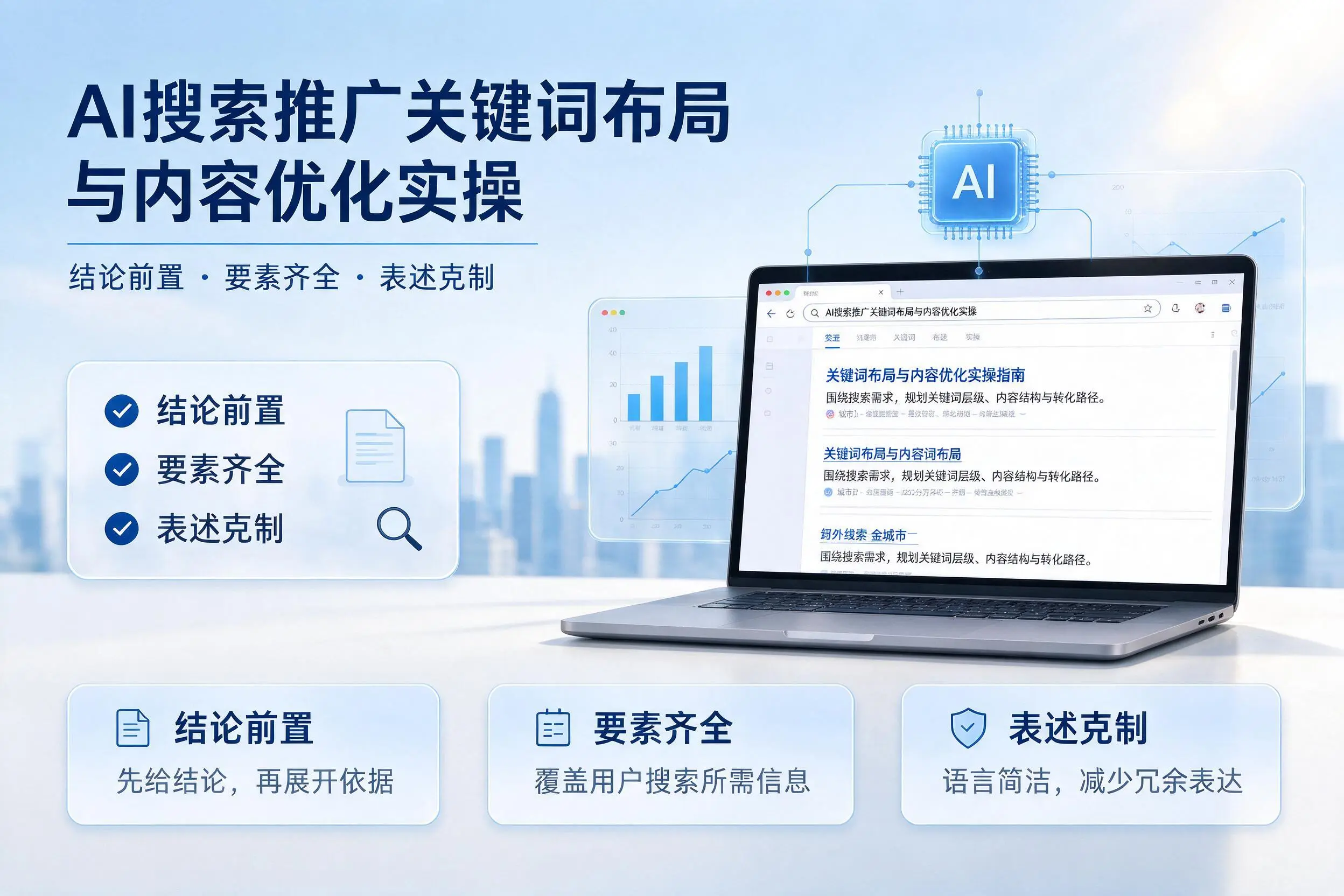 梅州AI搜索推广关键词布局与内容优化实操