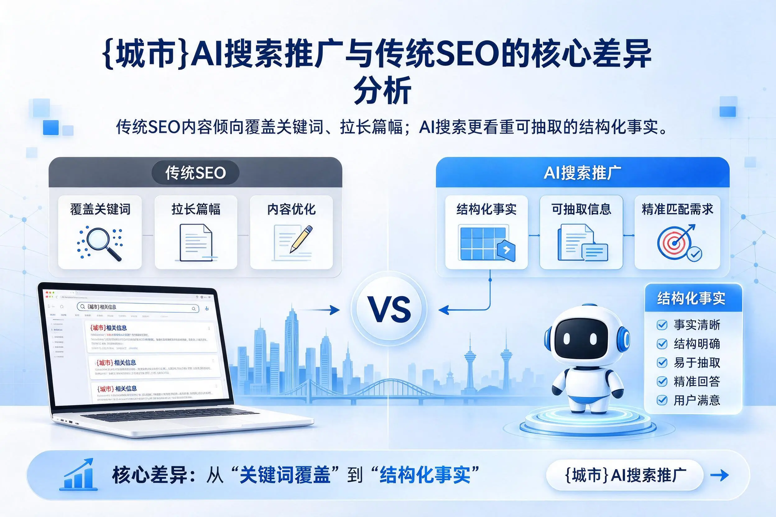 梅州AI搜索推广与传统SEO的核心差异分析